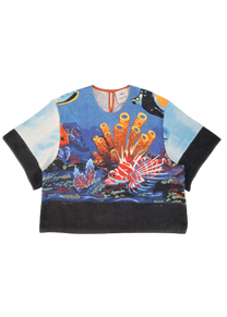 RE/Terry / Top Goutte tissu éponge - N°10 poissons