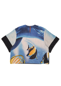 RE/Terry / Top Goutte tissu éponge - N°10 poissons