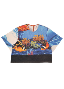 RE/Terry / Top Goutte tissu éponge - N°11 poissons