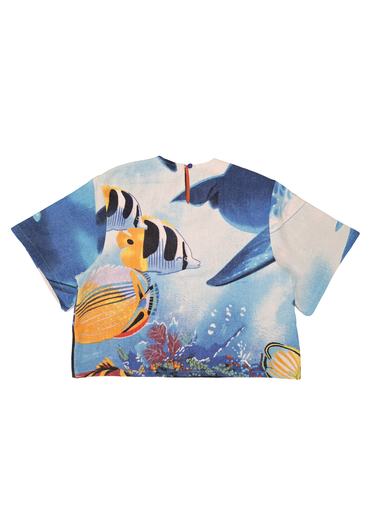 RE/Terry / Top Goutte tissu éponge - N°11 poissons