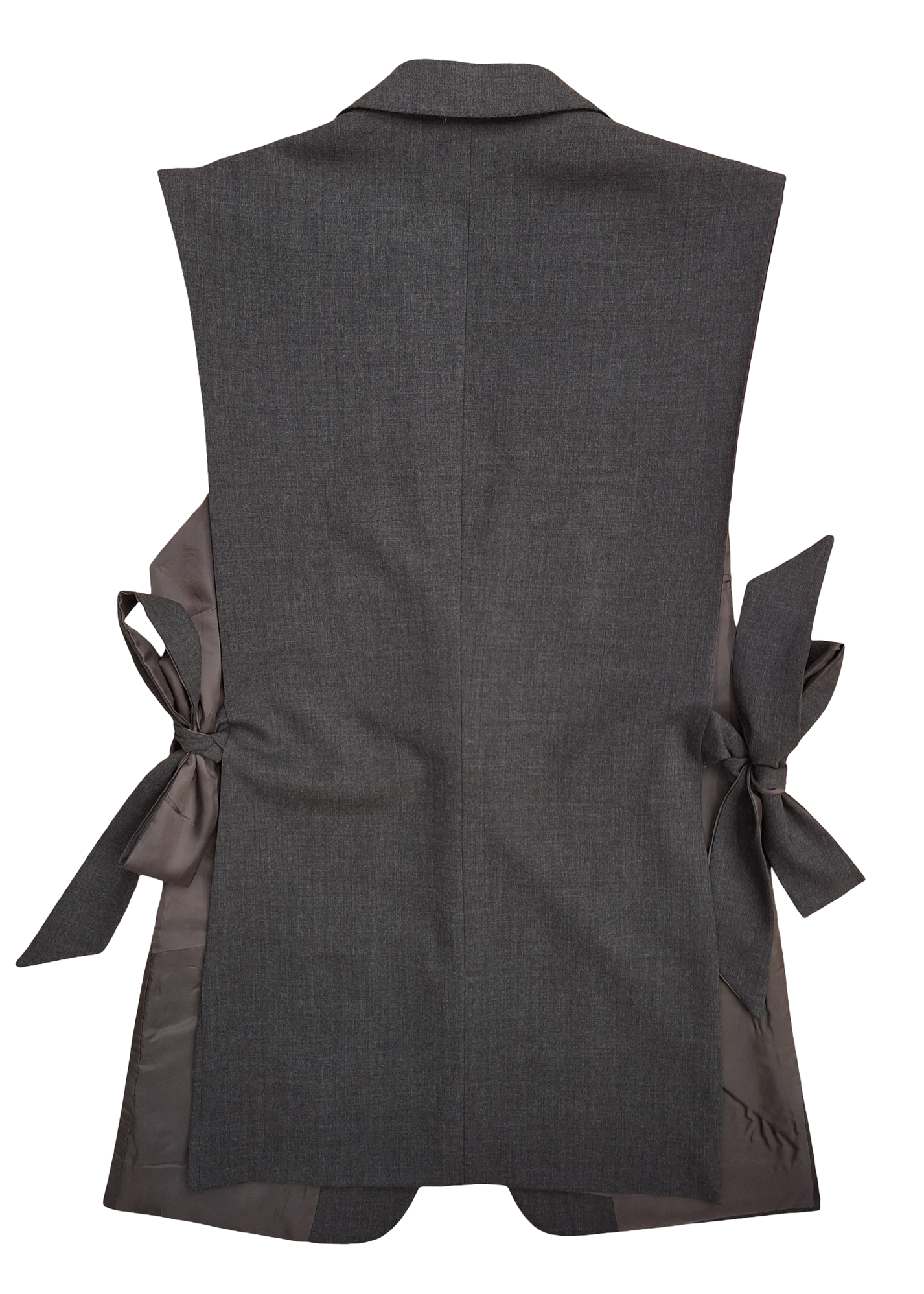 RE/Papa's Blazer à noeuds - n°83 long gris