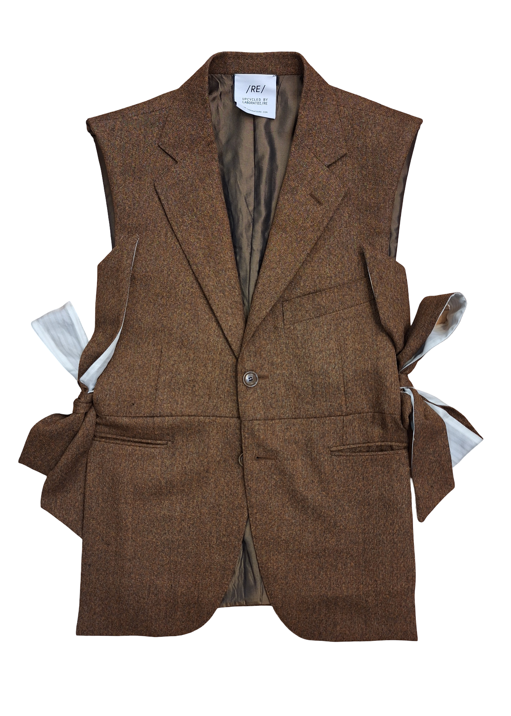RE/Papa's Blazer à noeuds - n°84 caramel