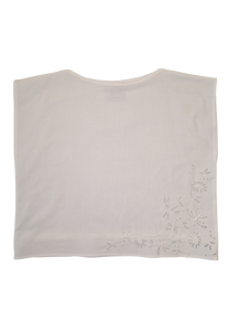RE/Maison / Top Taie - n°82 blanc avec broderie