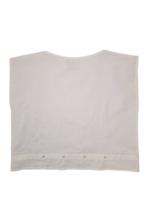 RE/Maison / Top Taie - n°82 blanc avec broderie