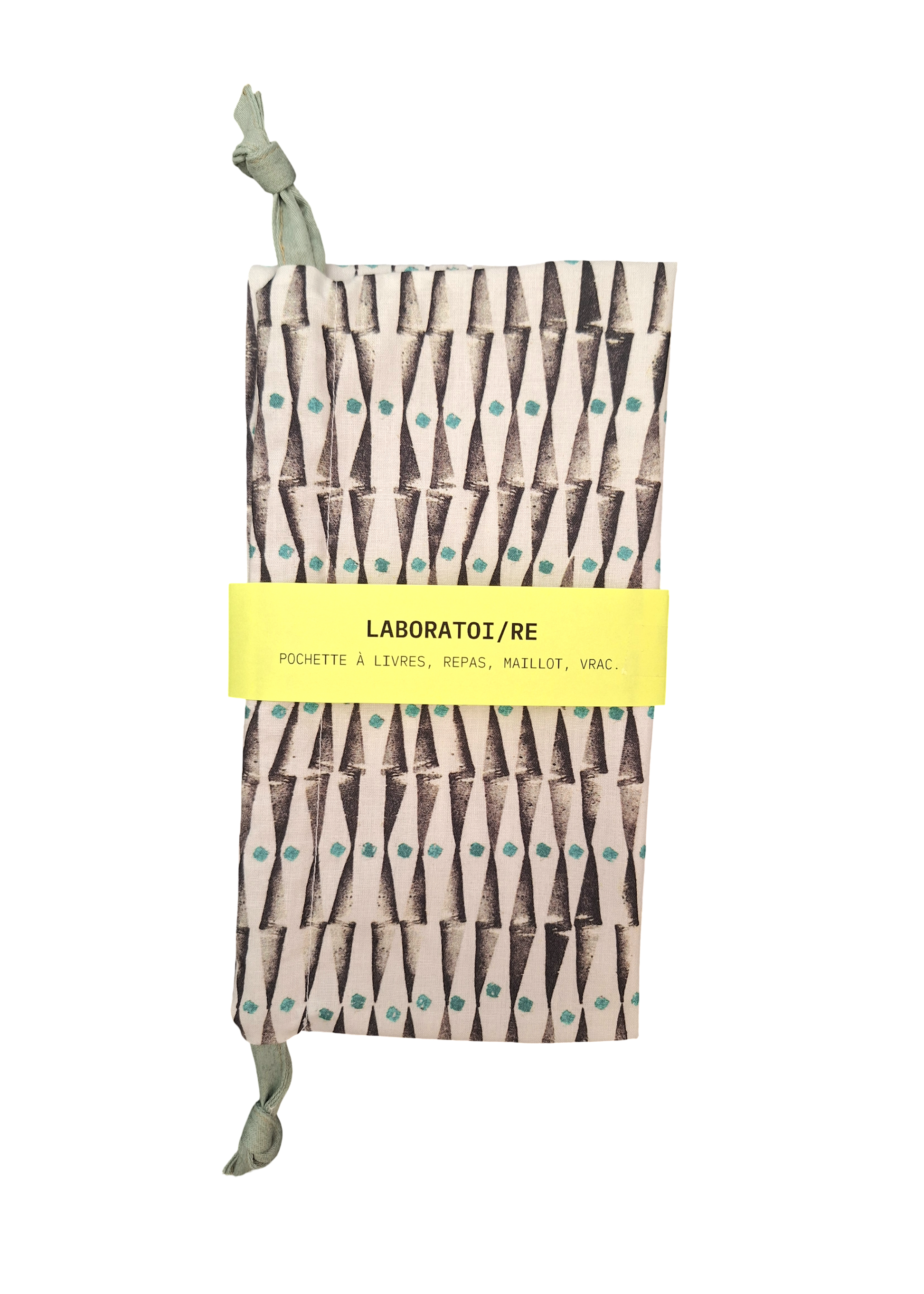LABO / Pochette à livre, repas, vrac, maillot - losange