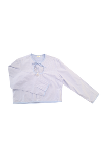 stéphanie bircher / chemise carreaux bleu - blanc