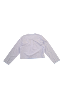 stéphanie bircher / chemise carreaux bleu - blanc