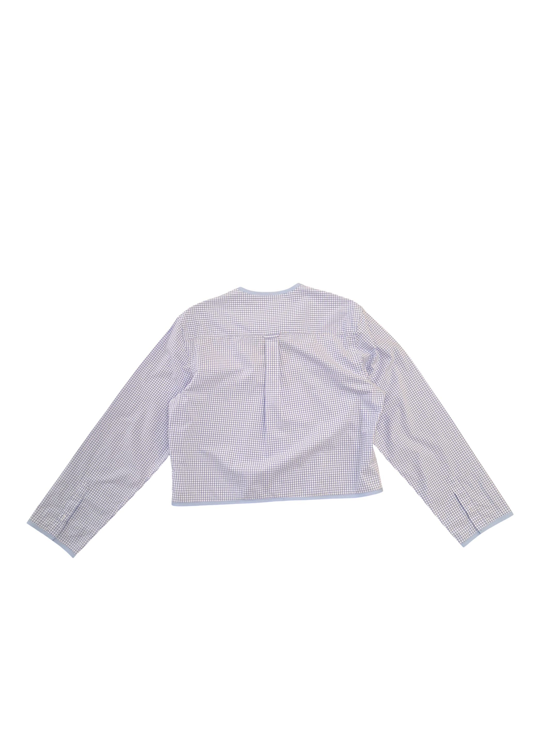 stéphanie bircher / chemise carreaux bleu - blanc