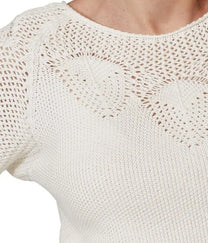 ERFOLG F / Pull Macramé - dark black