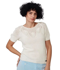 ERFOLG F / Pull Macramé - dark black