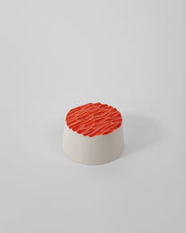 Maly Jdahim / porte-savon petit rond - rouge