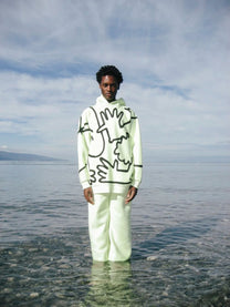 OL&#39;  x WOW ! / Ensemble sweat - jaune pastel