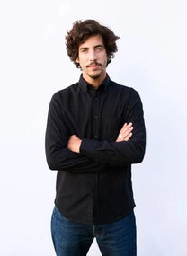 CARPASUS / Chemise flanelle &quot;Populus&quot; - Noir