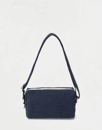 QWSTION / hip pouch / navy+limestone