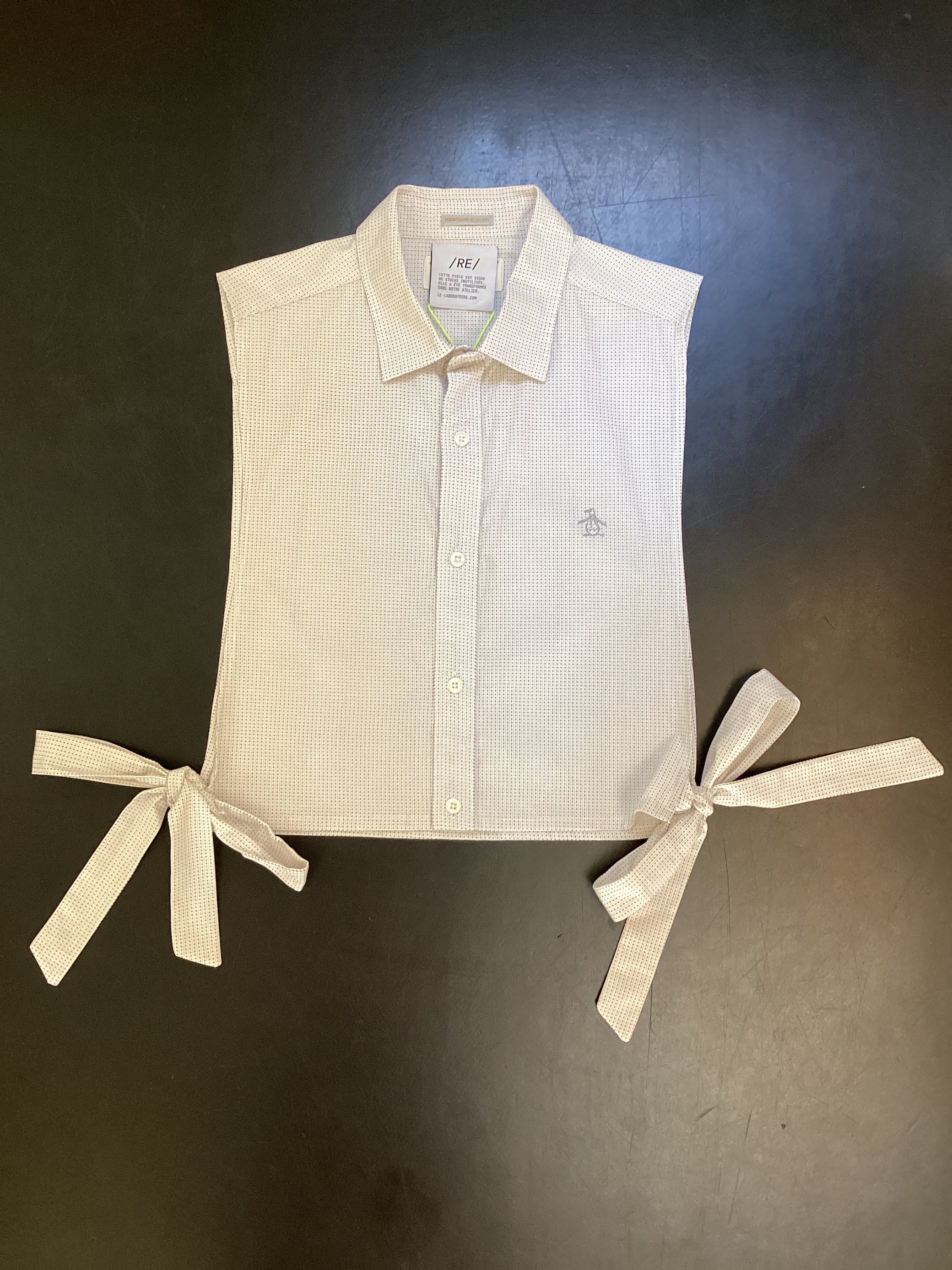 RE/Papa's shirt / Chemise crop noeuds - n°23