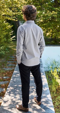 CARPASUS / Chemise Castanio flanelle, fog