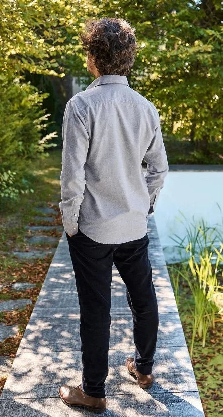 CARPASUS / Chemise Castanio flanelle, fog