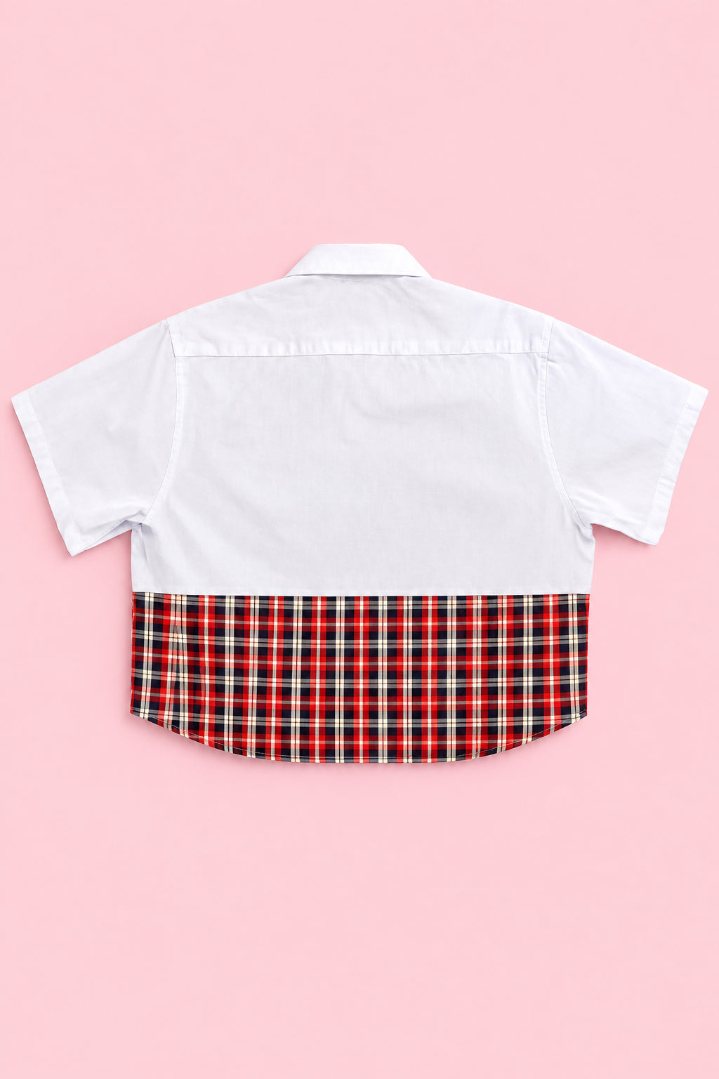 RE/Papa's shirt / Chemise manches courtes, n°57 jeans/carreaux