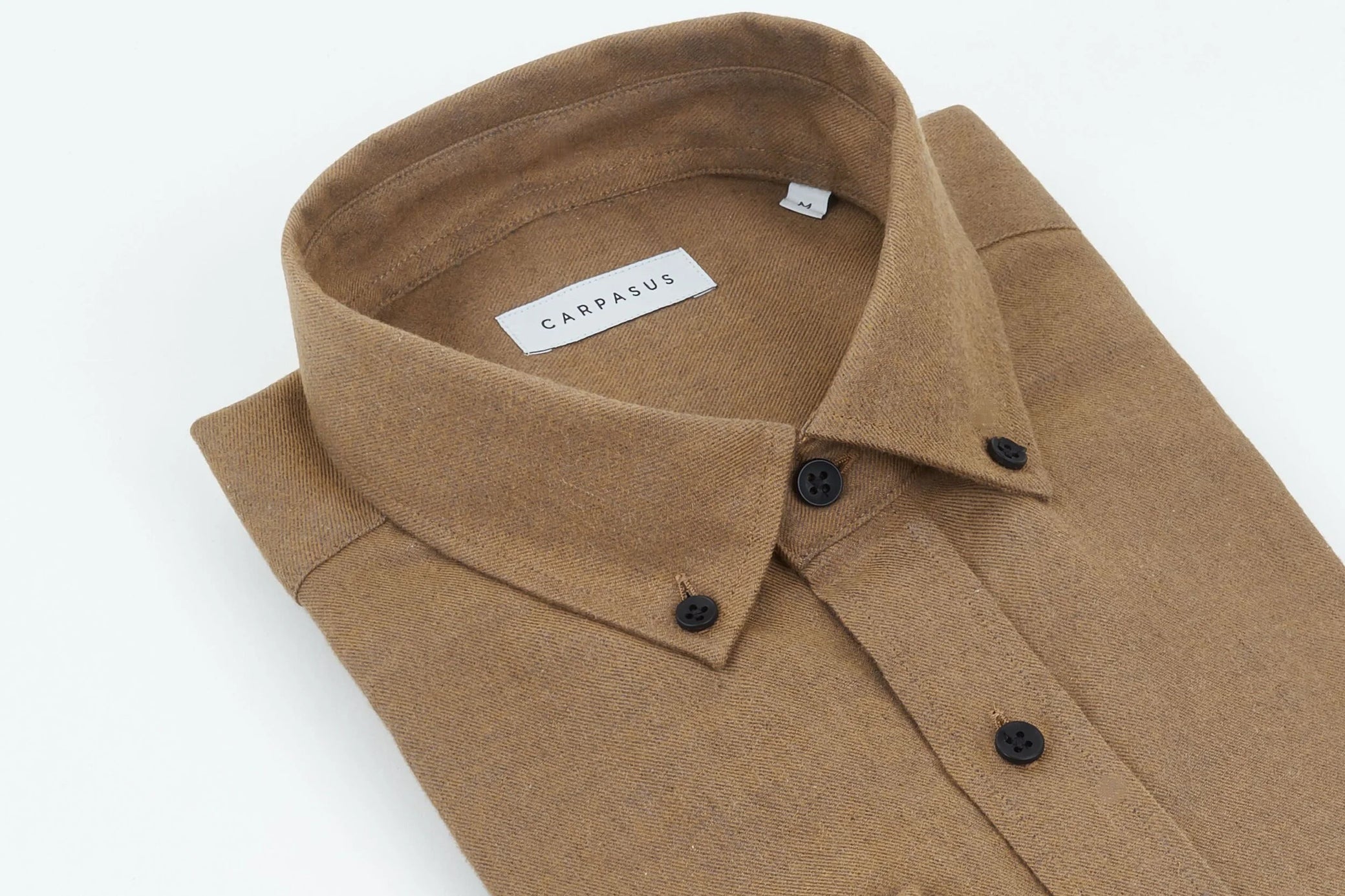 CARPASUS / Chemise flanelle &quot;Populus&quot; - ochre