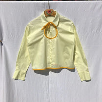 stéphanie bircher / chemise courte jaune