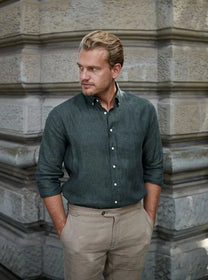 CARPASUS / Chemise en lin Tamina, moss