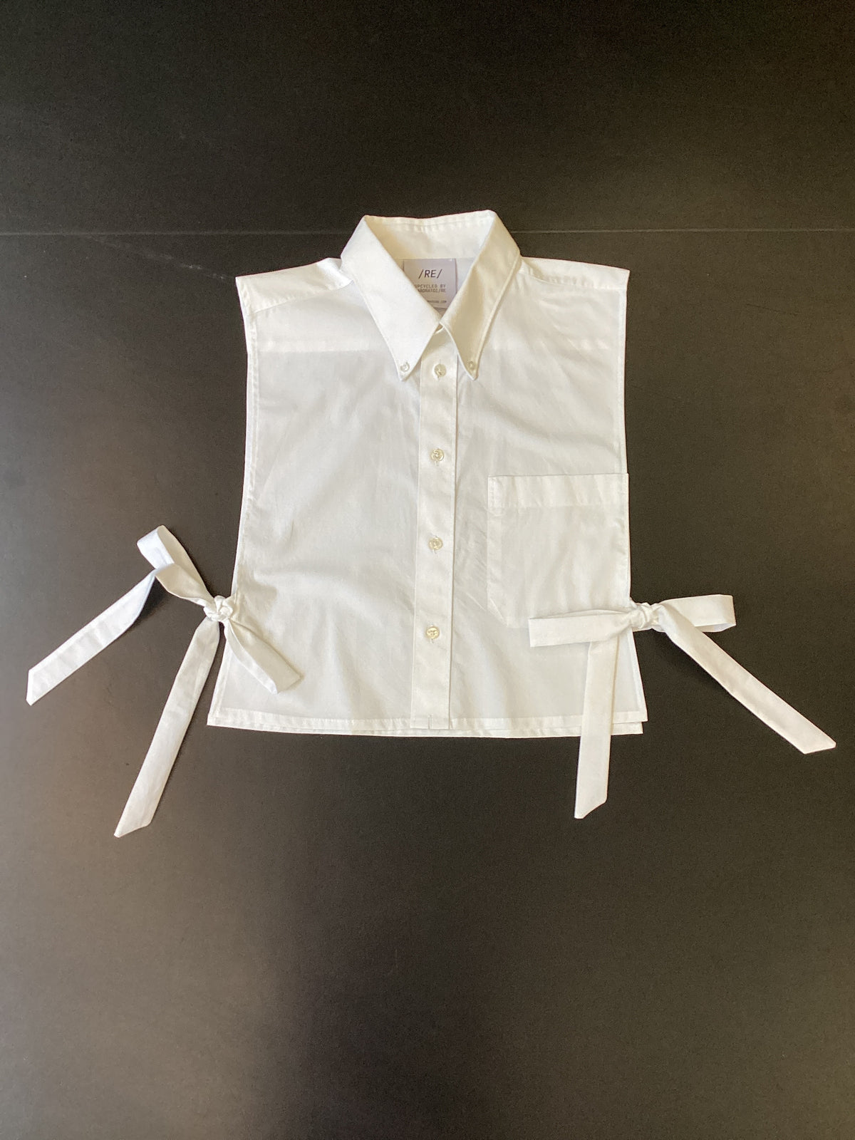 RE/Papa's shirt / Chemise crop nœuds - n°35 blanc