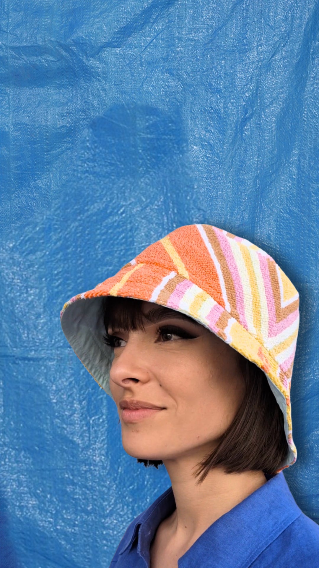 RE/Terry / Bob - tissu éponge rayé