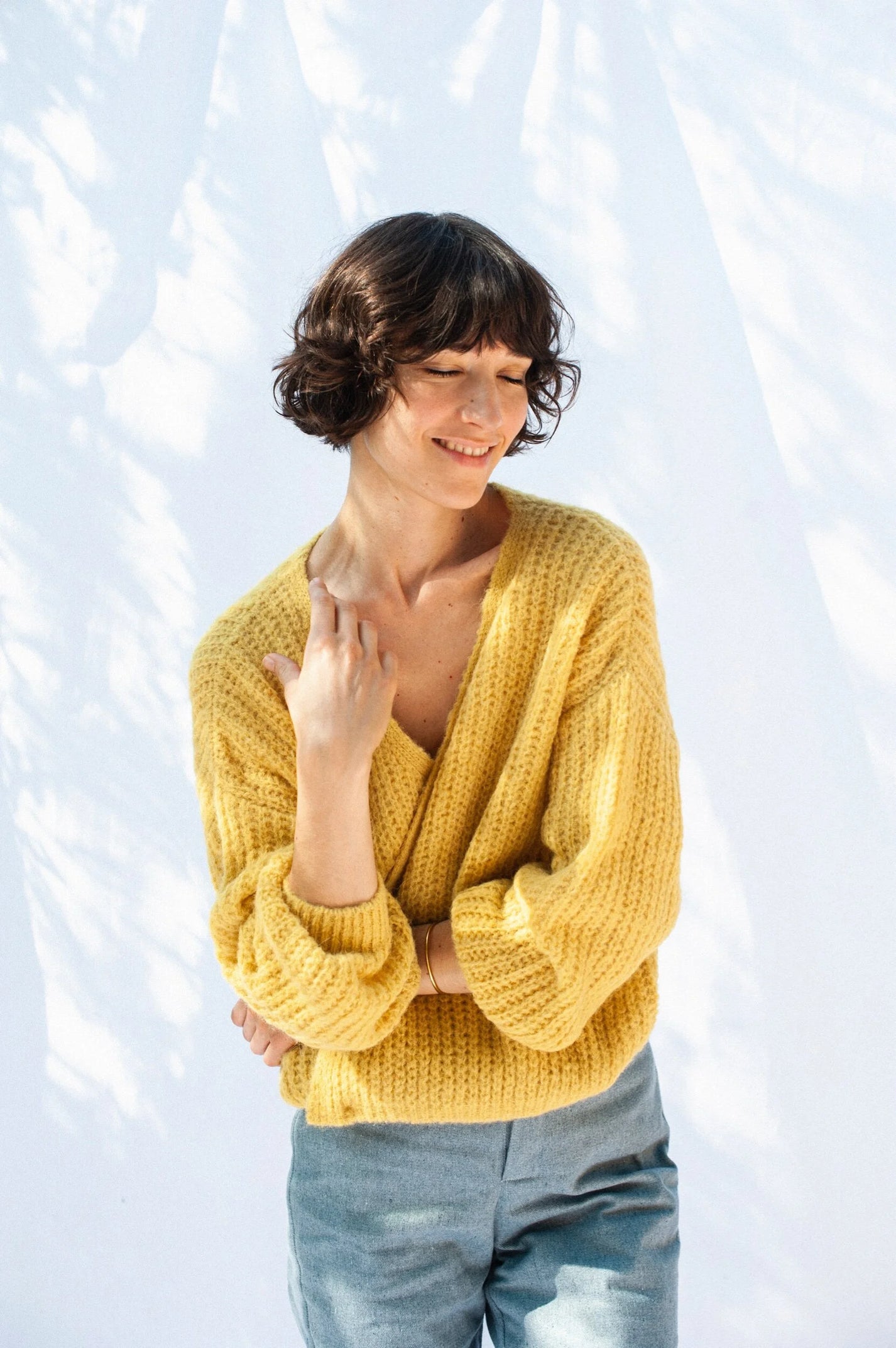 Jungle Folk /  Cardigan Vega - Daffodil Yellow