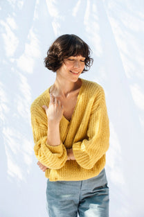 Jungle Folk /  Cardigan Vega - Daffodil Yellow