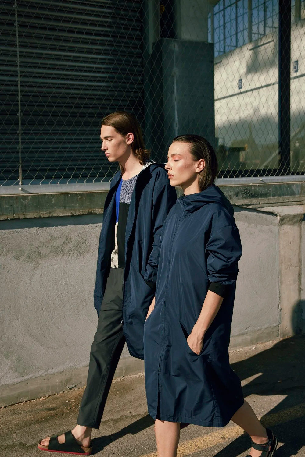 LABORATOIRE / Manteau Peloton, marine