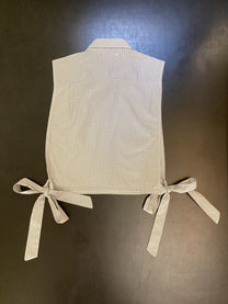RE/Papa's shirt / Cropped shirt with knots, no. 34 white