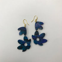 CURA Jewellery / Falling flowers earrings, starry night