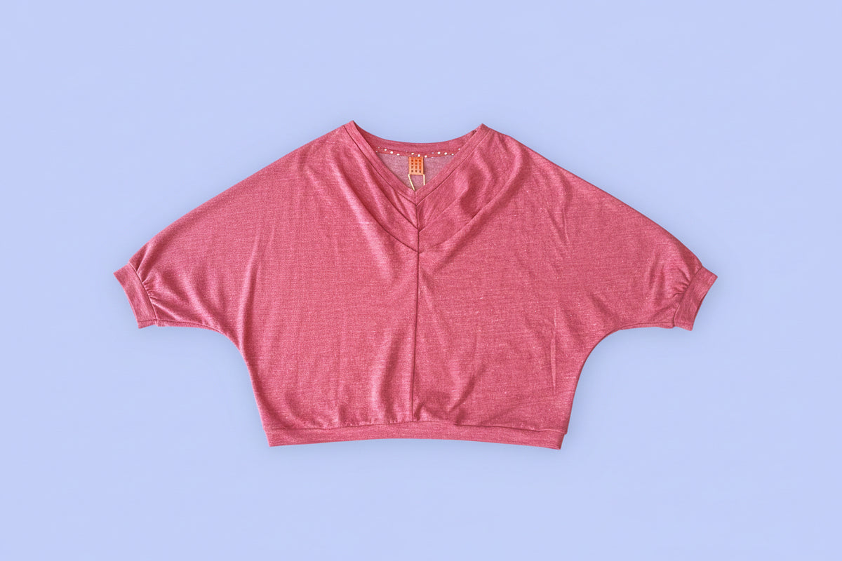RE/LABO / Pull Vitesse, framboise