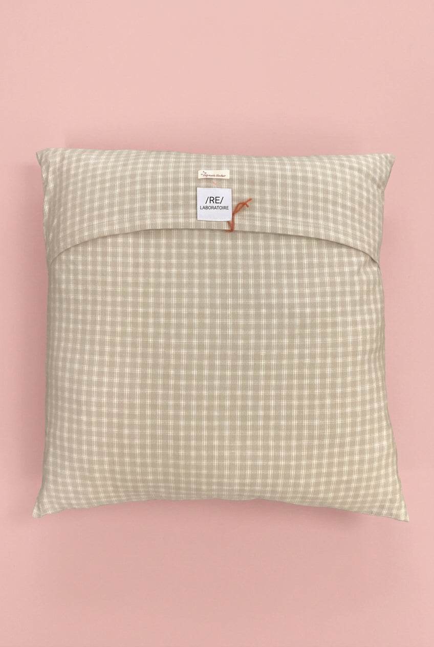 Laboratoi/RE x stéphanie bircher / grand coussin ÉTOURNEAUX ET NARCISSES - 10