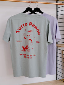 Yoma / t-shirt unisexe - Tutto Penne / menthe et lila