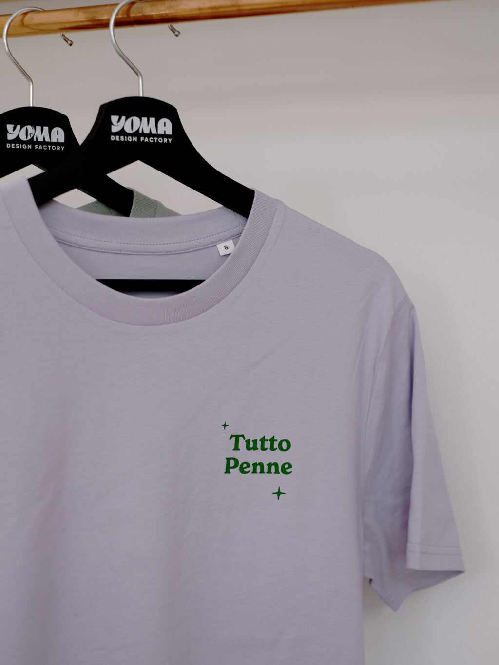 Yoma / t-shirt unisexe - Tutto Penne / menthe et lila