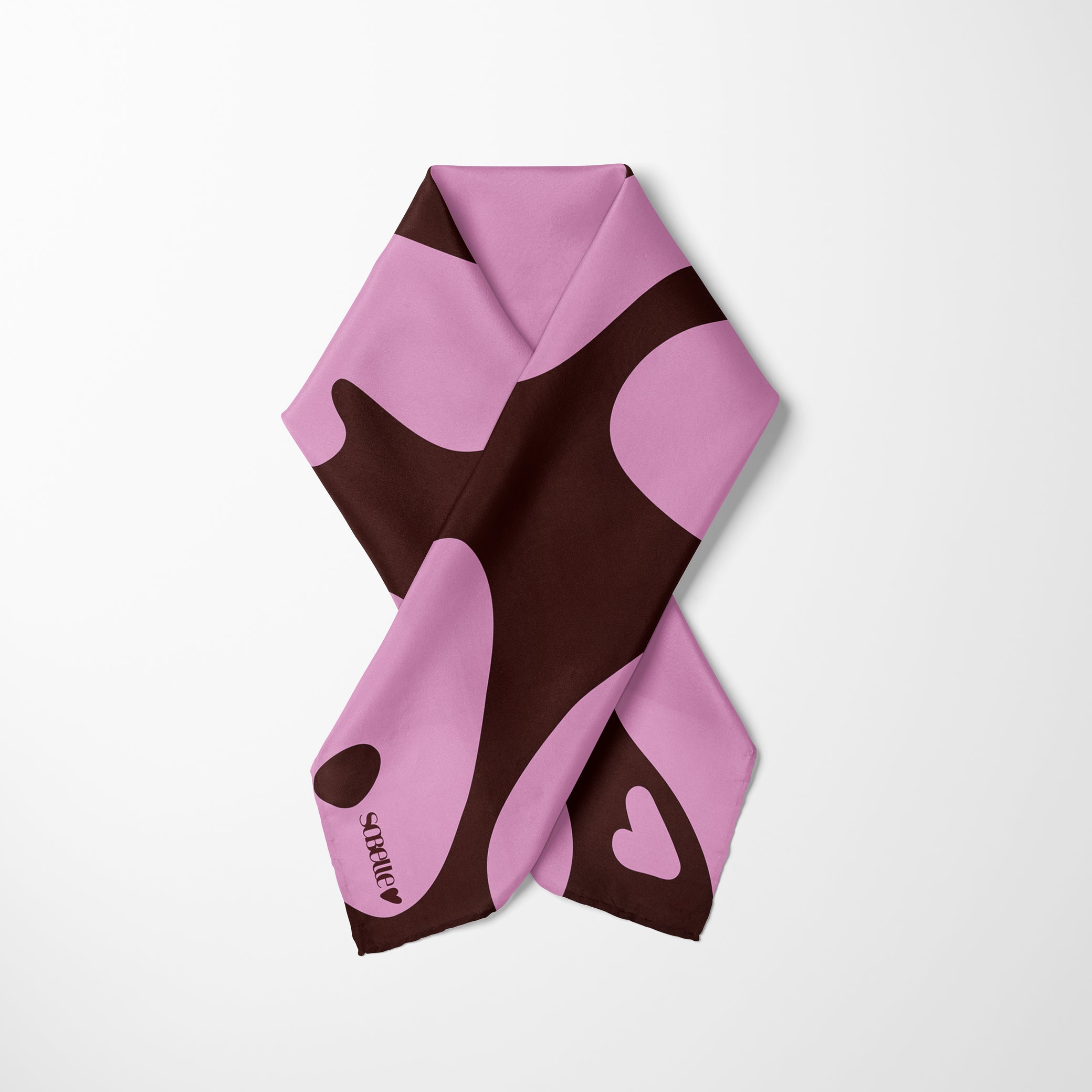 Carré de soie - Amour