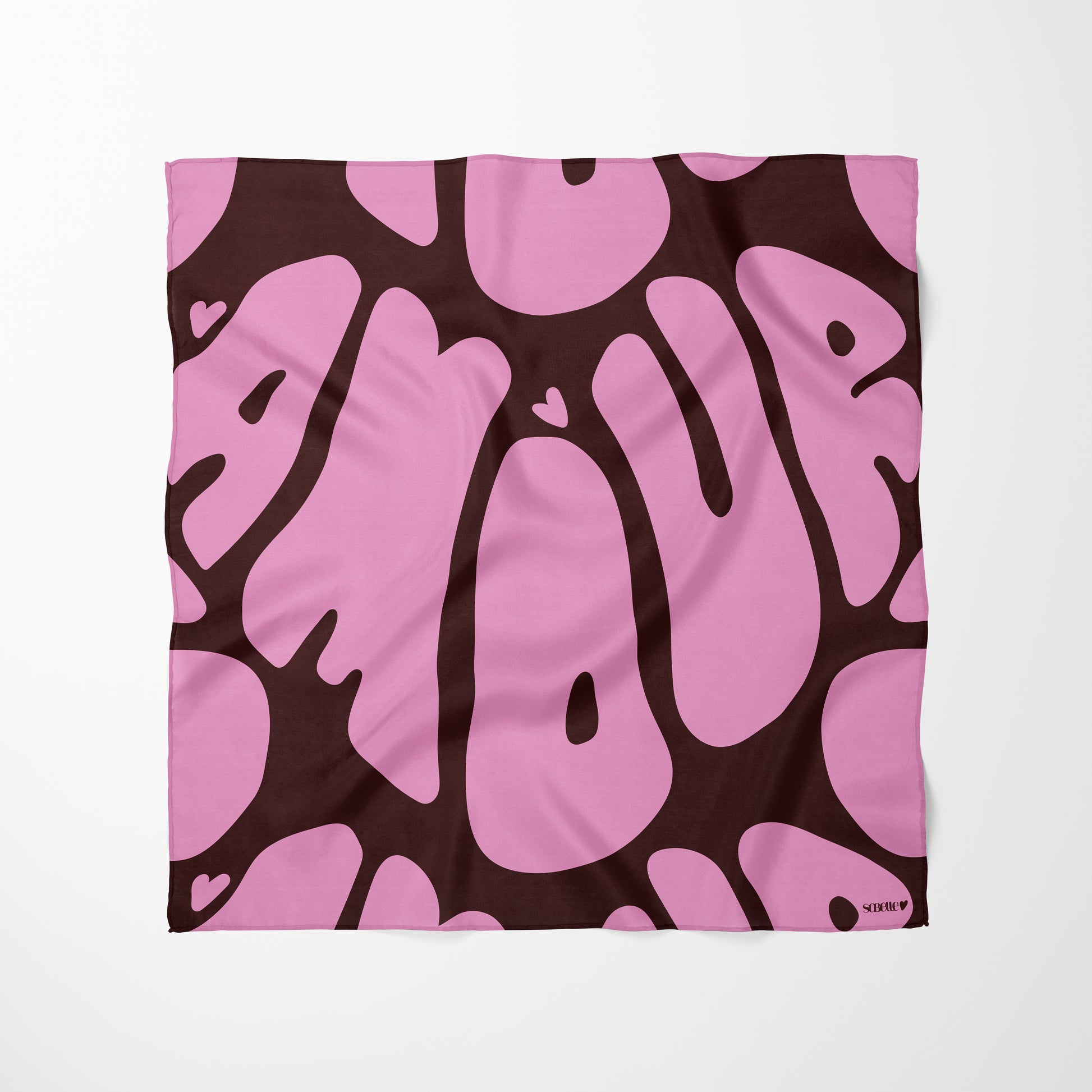 Carré de soie - Amour