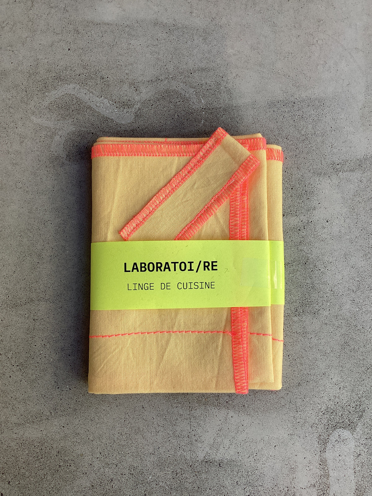 LABORATOI/RE / Linge de cuisine - Jaune