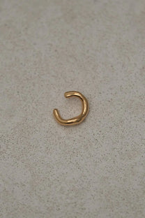 Baiushki / Earcuff Mismo, argent plaqué or