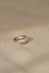 Baiushki / Earcuff Mismo, argent recyclé