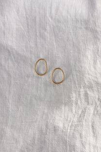 Baiushki / BO Loon small, argent plaqué or