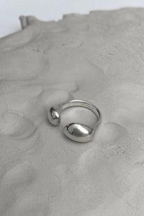 Baiushki / ONOA ring - silver and gold-plated