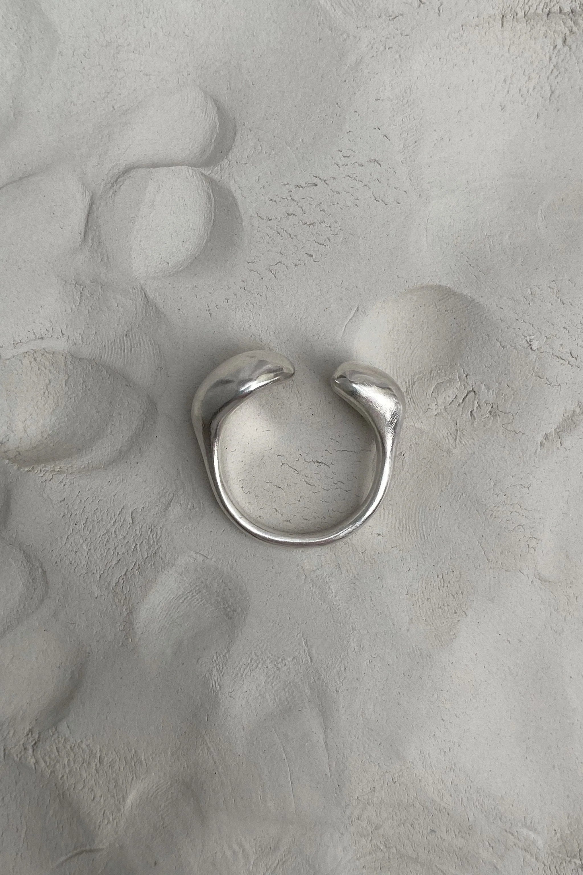 Baiushki / ONOA ring - silver and gold-plated