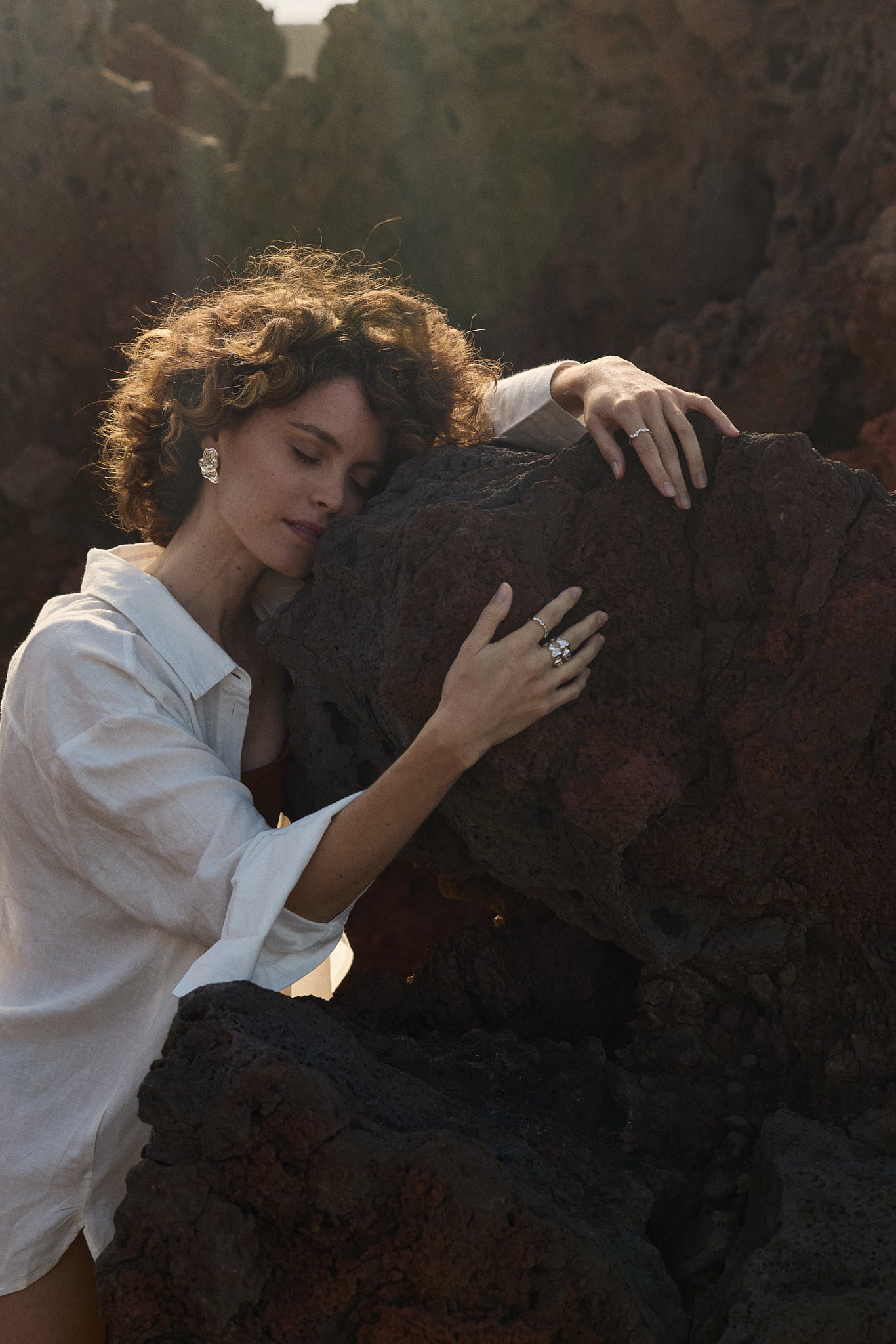 Baiushki / BO MOLTE - argent plaqué or et argent