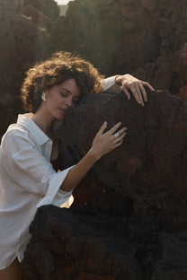 Baiushki / BO MOLTE - argent plaqué or et argent