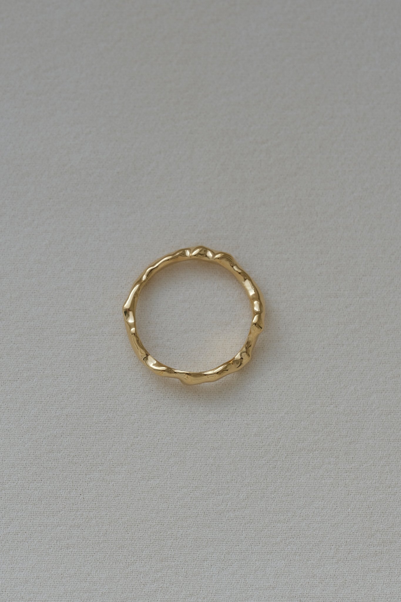 Baiushki / bague EMBER - argent et plaqué or