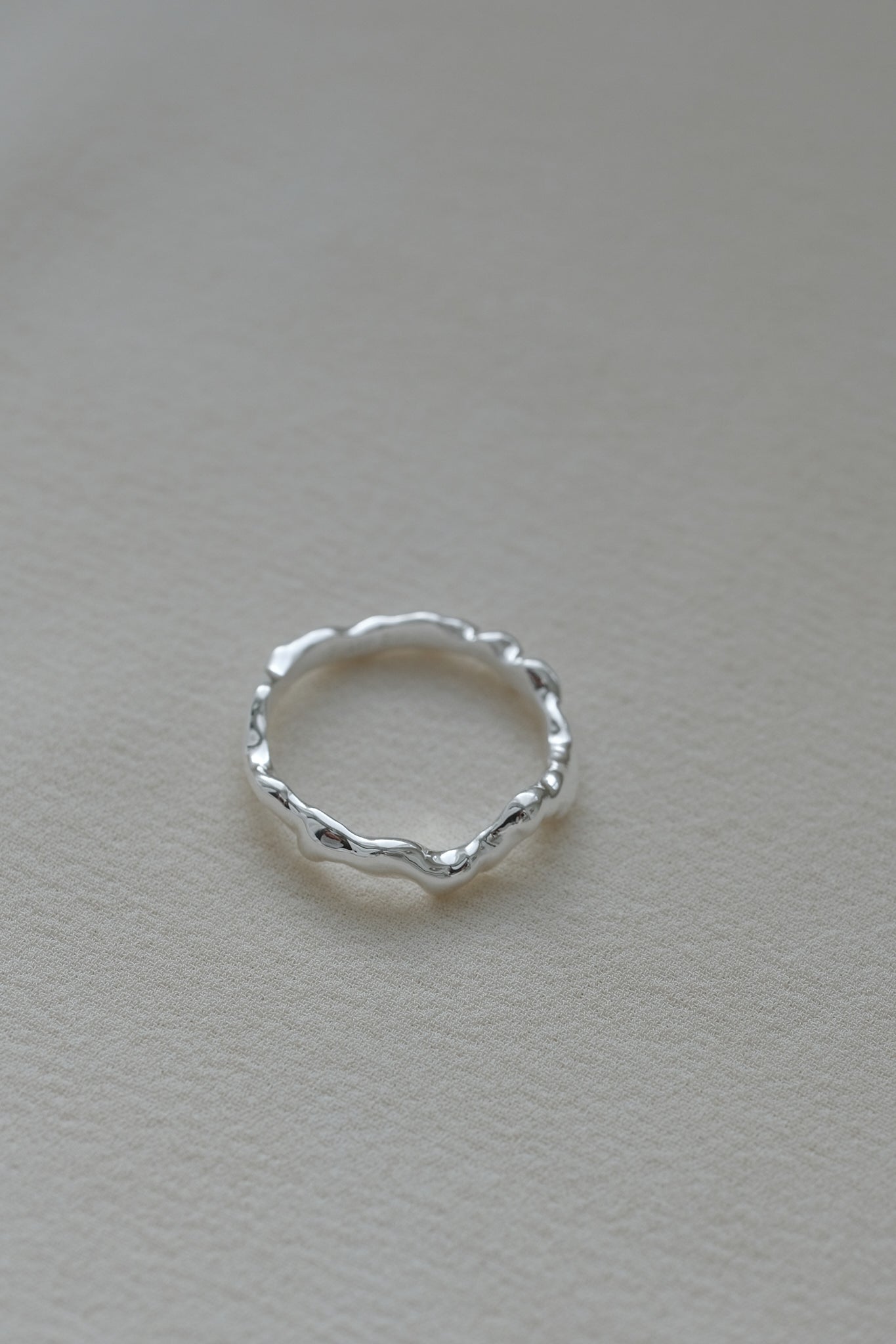 Baiushki / bague EMBER - argent et plaqué or