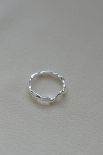 Baiushki / bague EMBER - argent et plaqué or