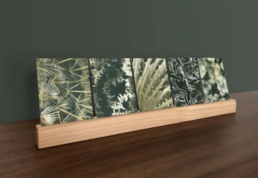 Bienvenue Studios / Porte-cartes en bois, long, M